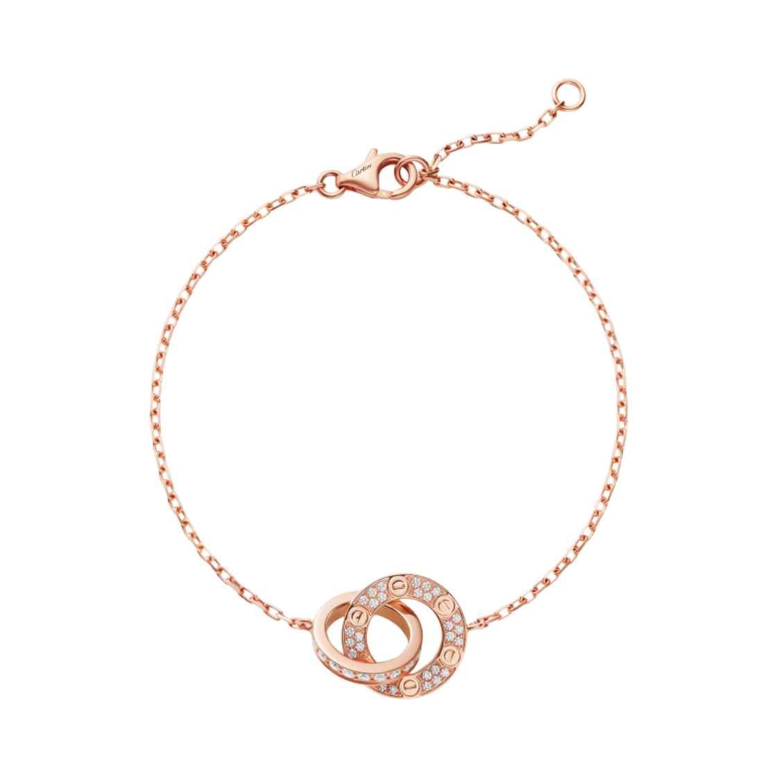 까르띠에 러브 브레이슬릿 파베 핑크 골드 다이아몬드(Cartier Love Bracelet Paved Pink Gold Diamonds) - 1