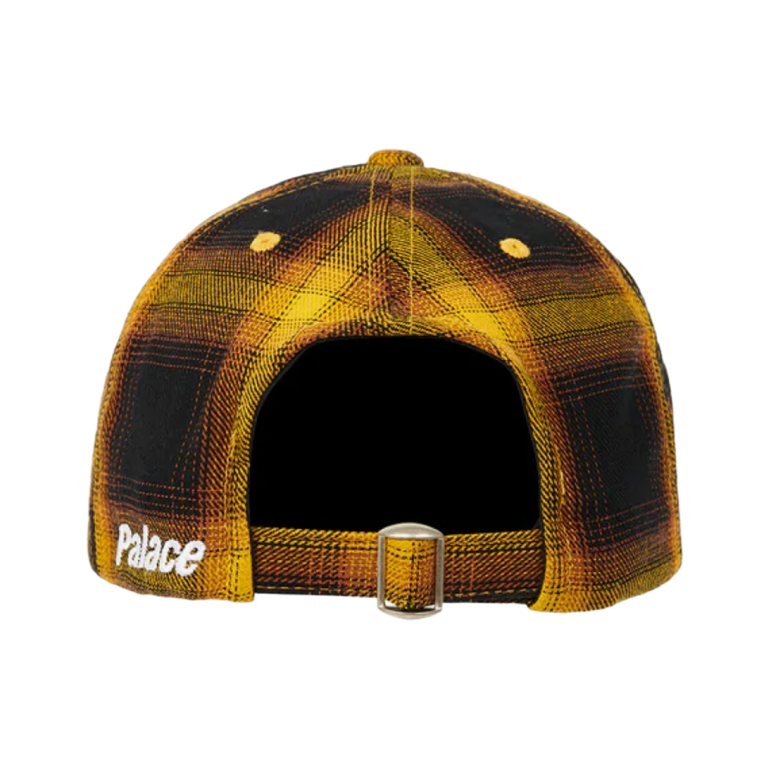 팔라스 로워케이스 6-패널 캡 옐로우 체크 - 22FW(Palace Lowercase 6-Panel Yellow Check - 22FW) - 2