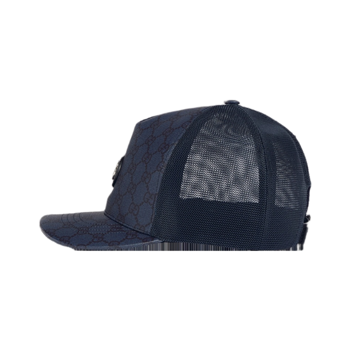구찌 GG 슈프림 베이스볼 햇 블루 다크 블루(Gucci GG Supreme Baseball Hat Blue Dark Blue) - 2