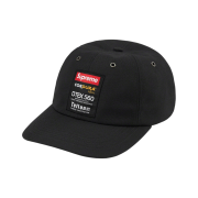 Supreme Cordura Teflon Label 6-Panel Black - 21FW