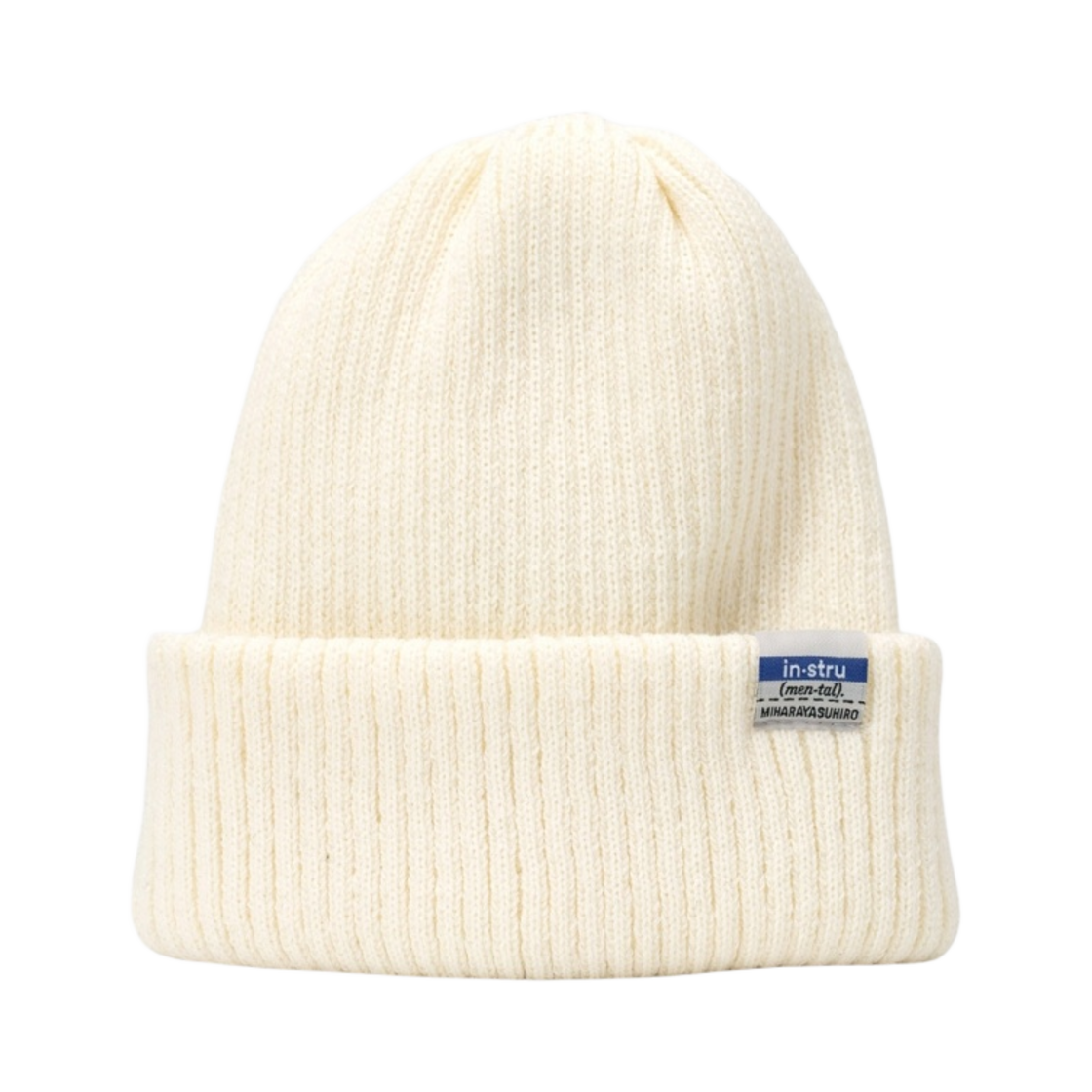 I08AC402-WHITE Maison Mihara Yasuhiro Knit Cap White