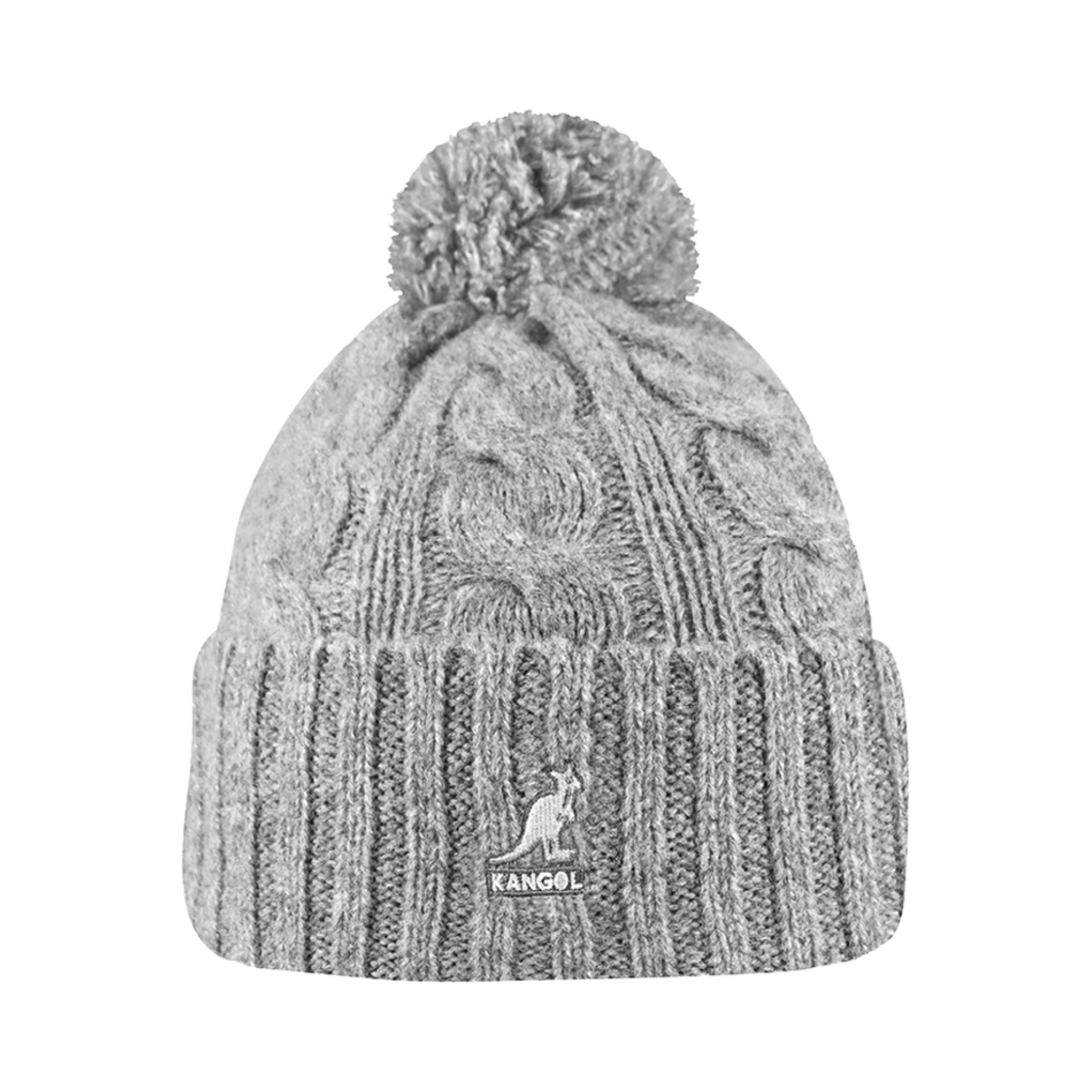 캉골 폼폼 비니 그레이(Kangol Pompom Beanie Grey)