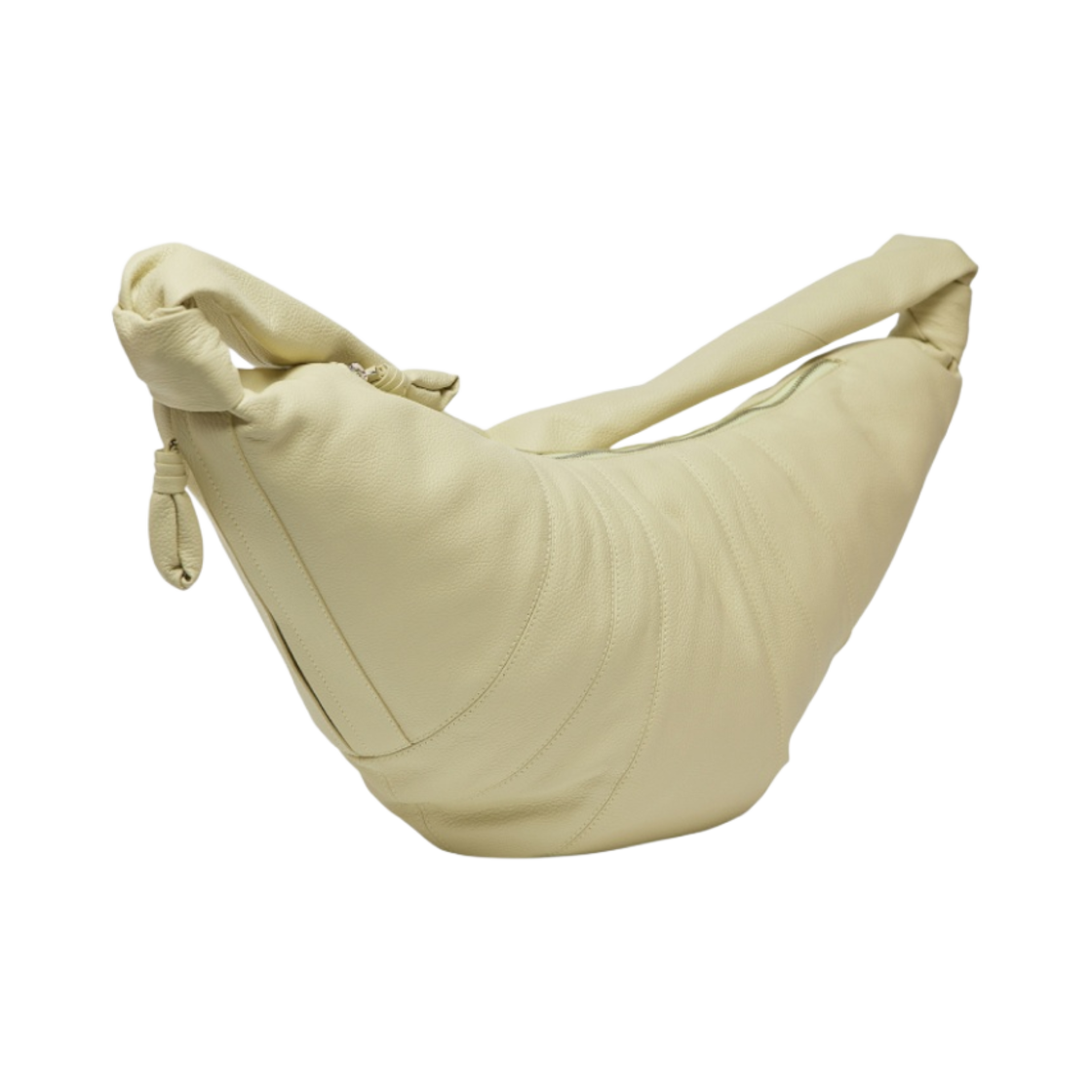 르메르 라지 크루아상 백 소프트 그레인드 레더 더스티 옐로우(Lemaire Large Croissant Bag Soft Grained Leather Dusty Yellow) - 2