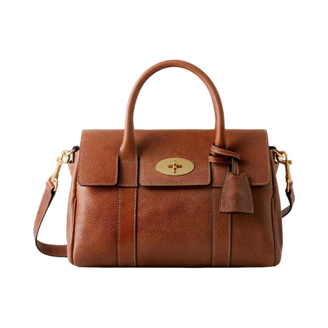 멀버리 스몰 클래식 그레인 베이스워터 사첼 오크(Mulberry Small Classic Grain Bayswater Satchel Oak)