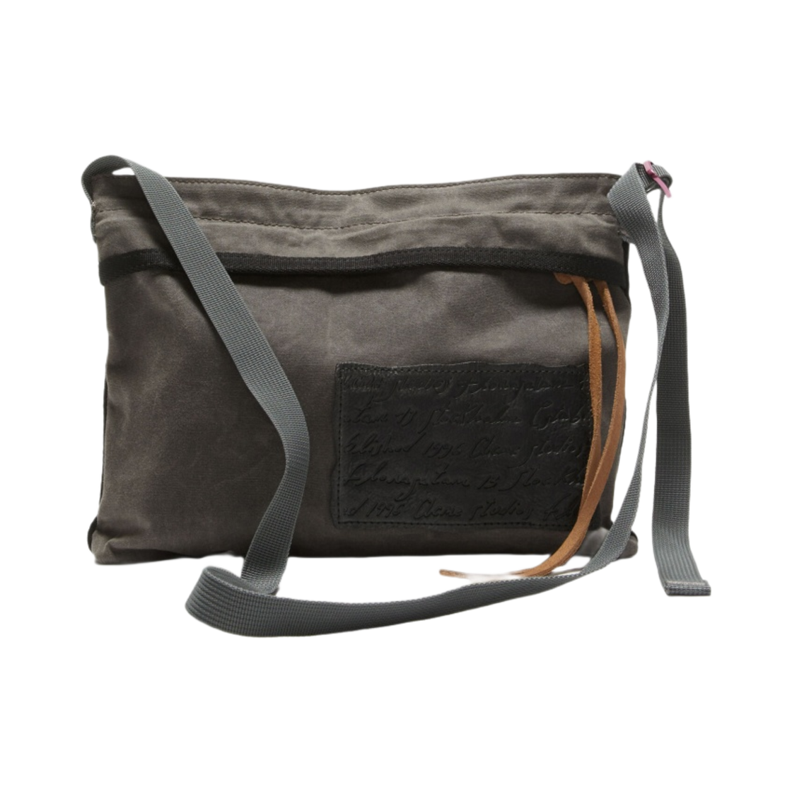 아크네 스튜디오 미니 메신저백 그레이 블랙(Acne Studios Mini Messenger Bag Grey Black)