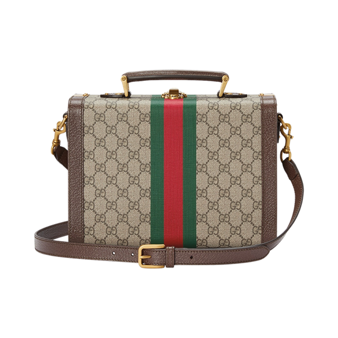 구찌 사보이 뷰티 케이스 베이지 에보니 슈프림(Gucci Savoy Beauty Case Beige Ebony Supreme) - 3