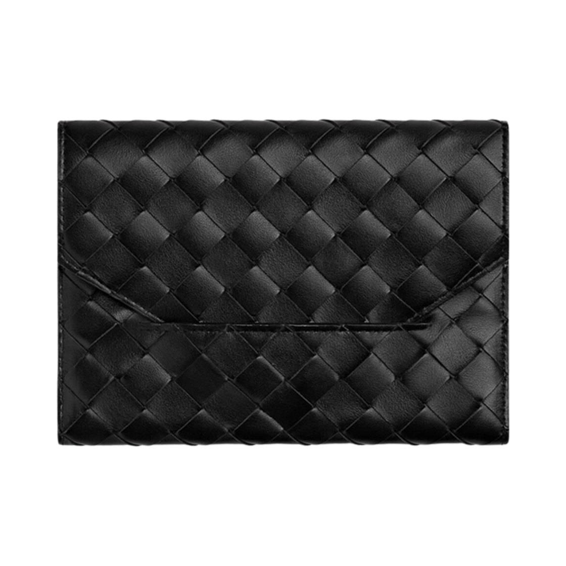 보테가 베네타 인트레치아토 롤온 케이블 케이스 블랙(Bottega Veneta Intrecciato Roll-on Cable Case Black) - 2