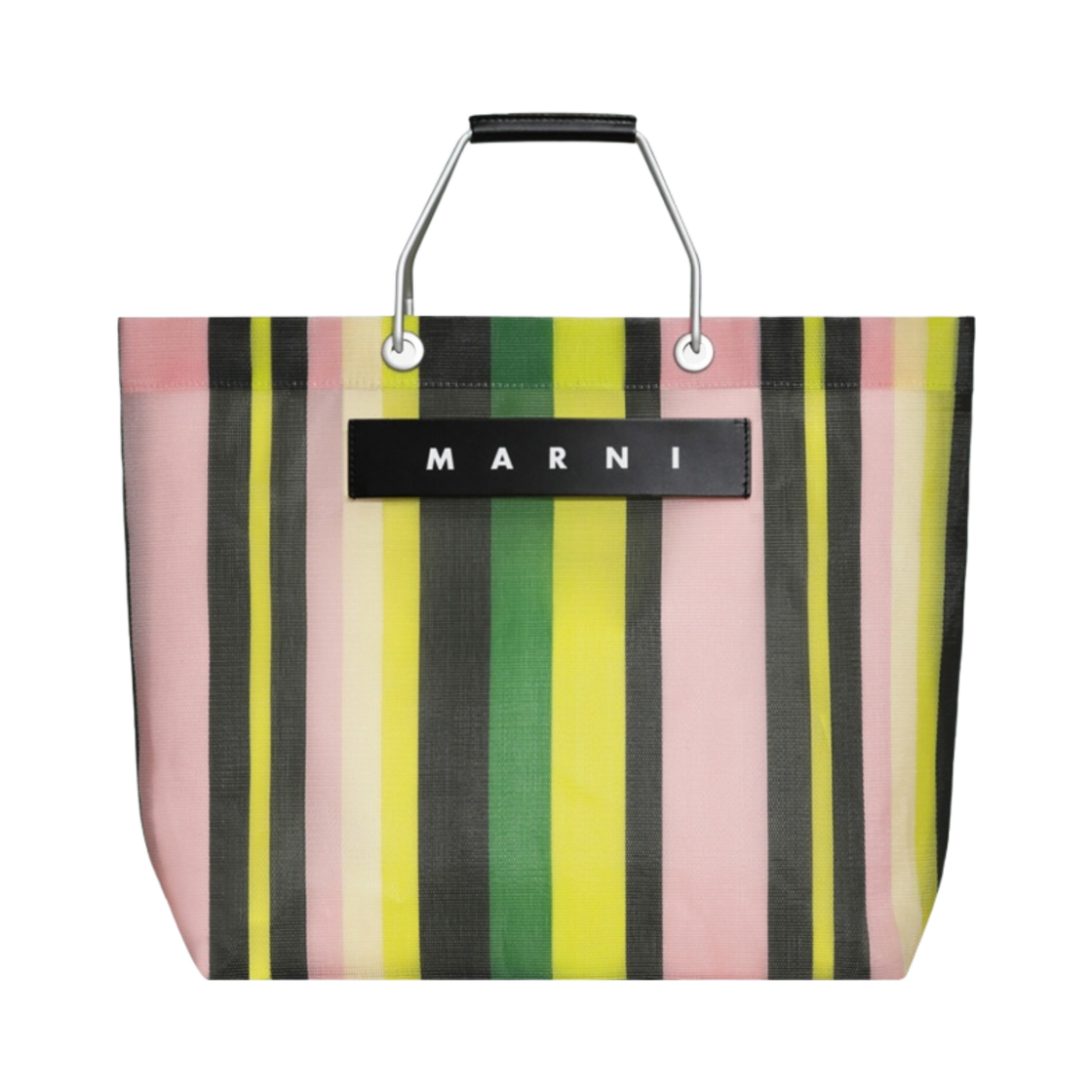 마르니 마켓 스트라이프 백 올리브 그린(Marni Market Stripe Bag Olive Green) - 1