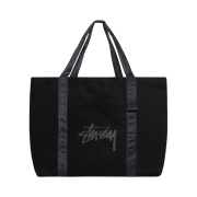 Stussy x Our Legacy Work Shop Big Beach Tote Bag Black Heavy Twill