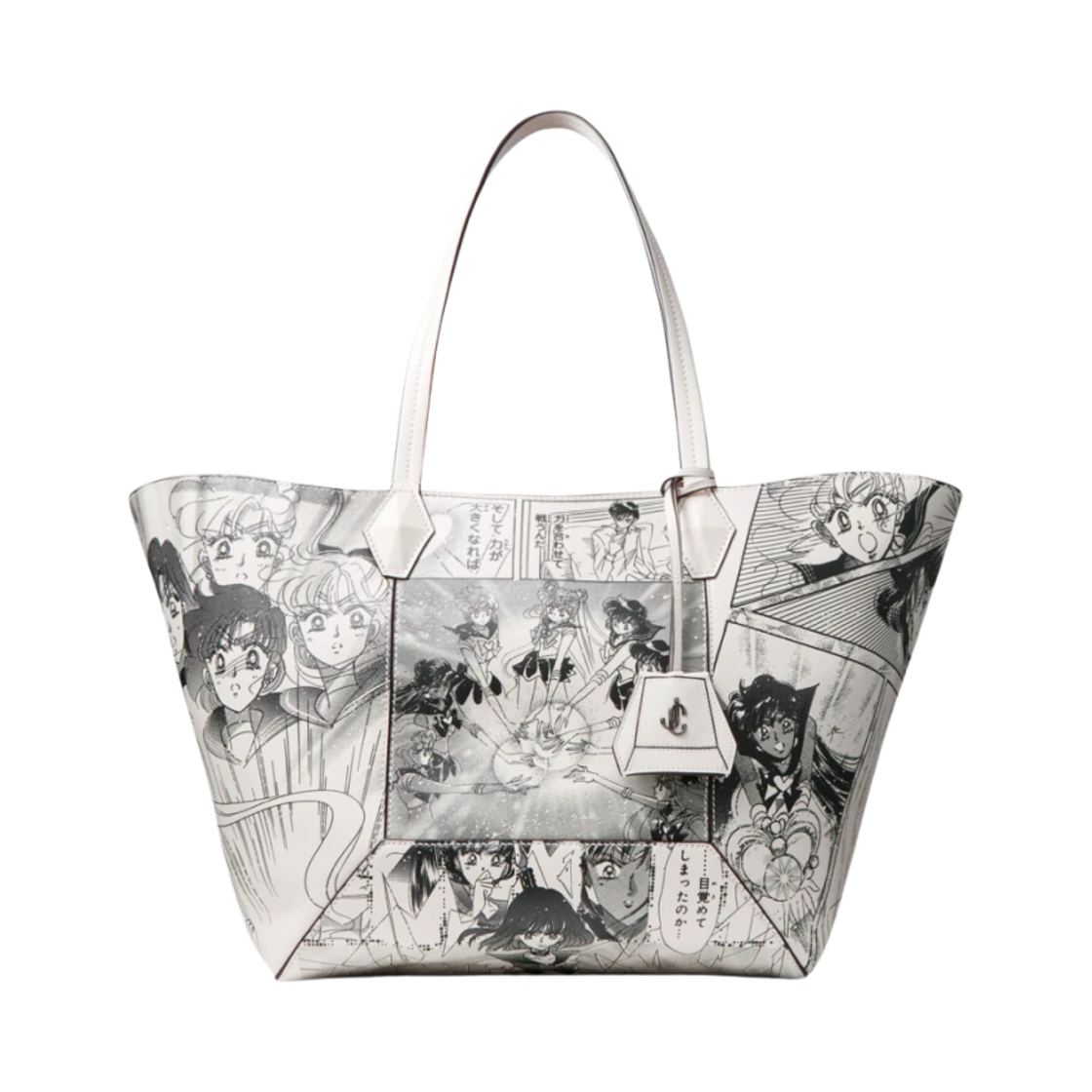 SMDIAMONDTOTEMCQY Jimmy Choo x Pretty Guardian Sailor Moon Sailor Guardians Diamond Tote M Black White Ultra Black