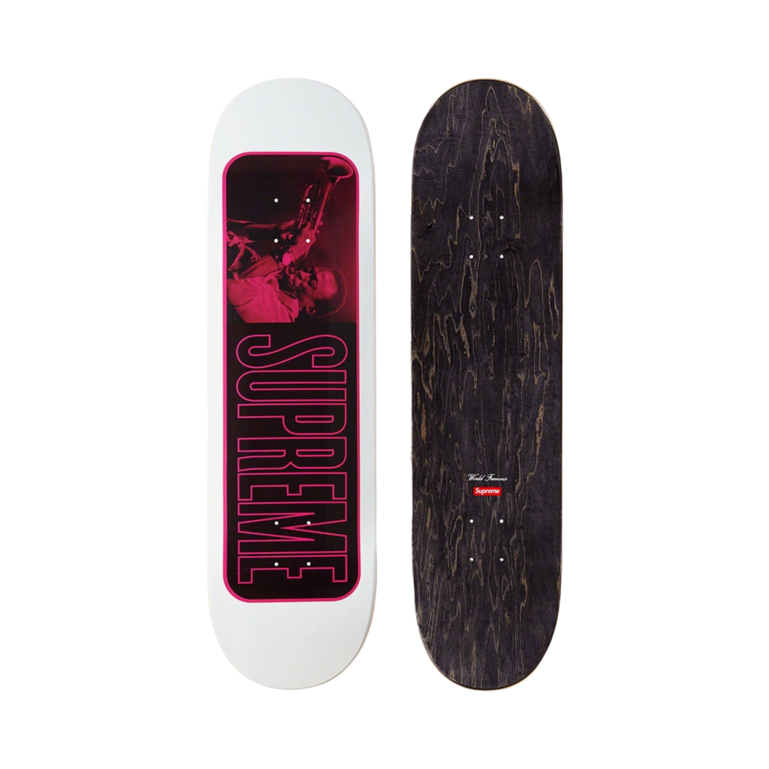 슈프림 마일즈 데이비스 스케이트보드 덱 화이트 - 21SS(Supreme Miles Davis Skateboard Deck White - 21SS) - 1