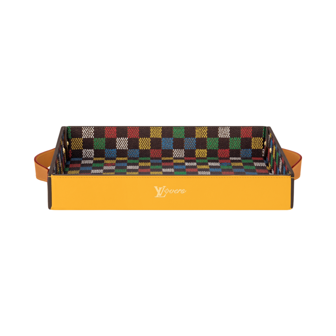 GI1280 Louis Vuitton LV Lovers Damier Tray Damier Ebene Multicolor