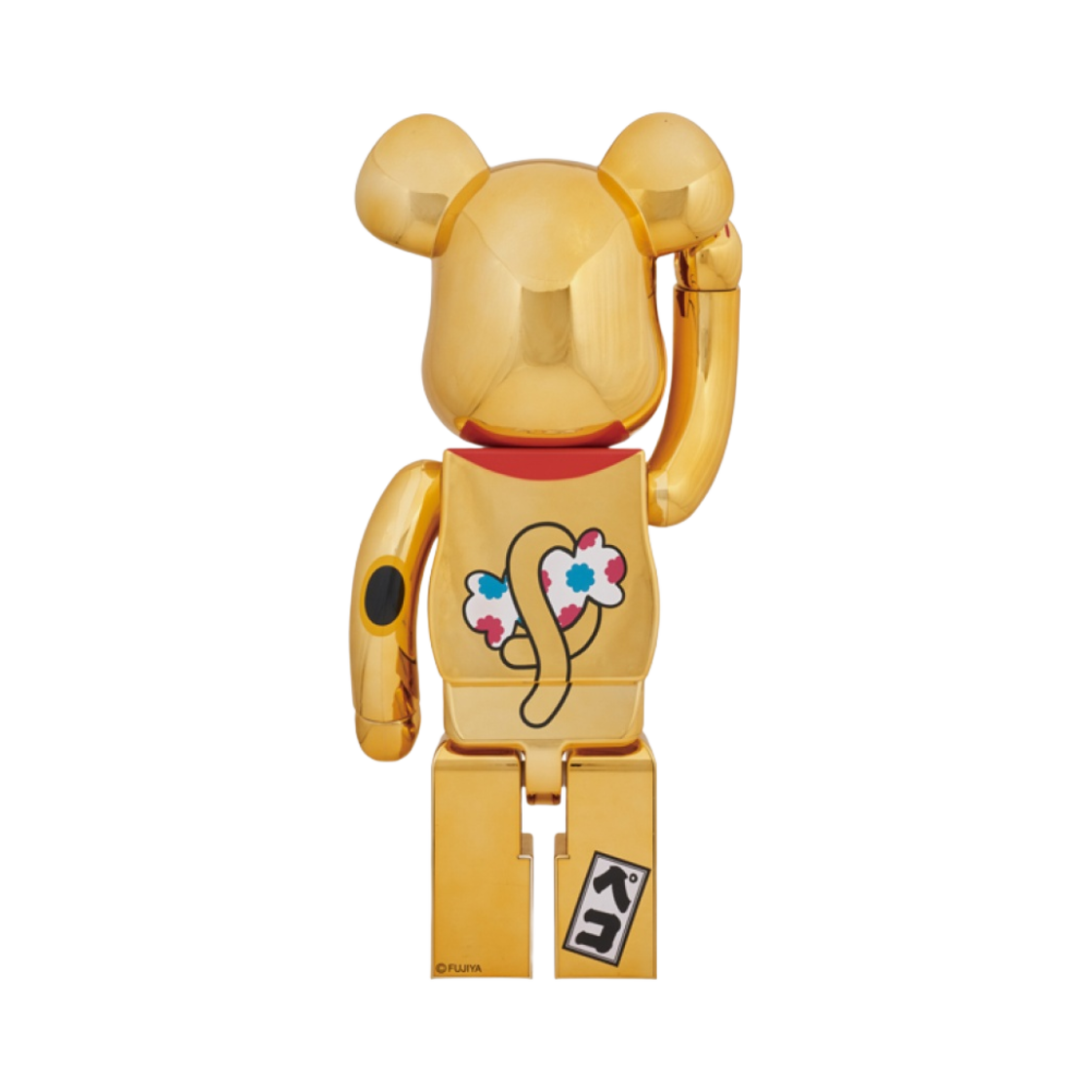 베어브릭 마네키 네코 페코짱 1000% 골드 그린(Bearbrick Maneki Neko Peko-Chan 1000% Gold Green) - 2
