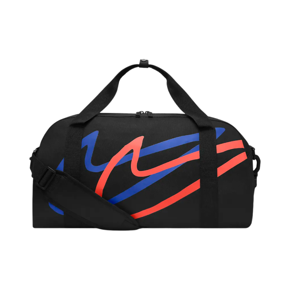 (키즈) 나이키 짐 클럽 그래픽 더플백 25L 블랙((Kids) Nike Gym Club Graphic Duffle Bag 25L Black) - 1