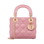 Dior Mini Lady Bag Mellocotton Pink Cannage Lambskin