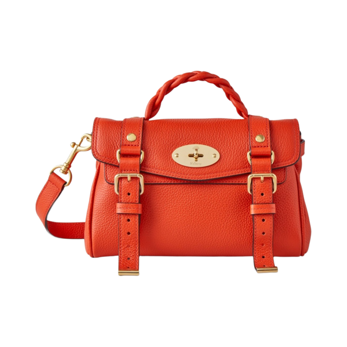 멀버리 스몰 클래식 그레인 미니 알렉사 코랄 오렌지(Mulberry Small Classic Grain Mini Alexa Coral Orange) - 1