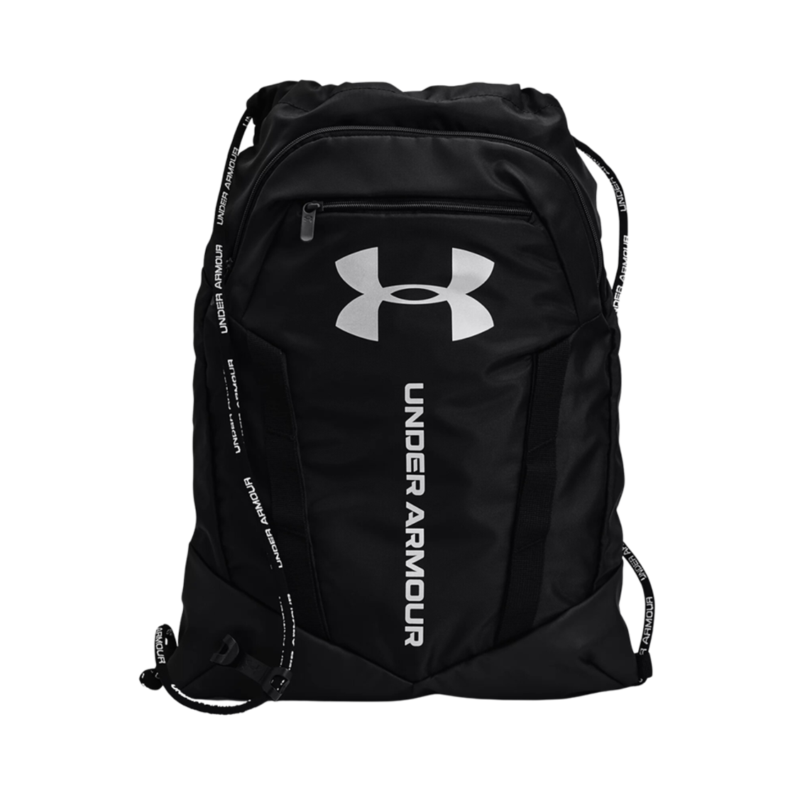 언더아머 언디나이어벌 색팩 블랙 메탈릭 실버(Under Armour Undeniable Sackpack Black Metallic Silver)
