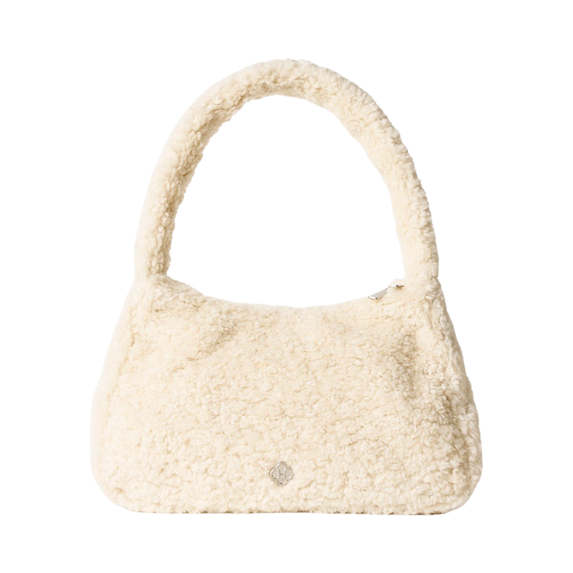 히어리 우먼 앙쥬 퍼 토트백 아이보리(Heeari Women Ange Fur Tote Bag Ivory)
