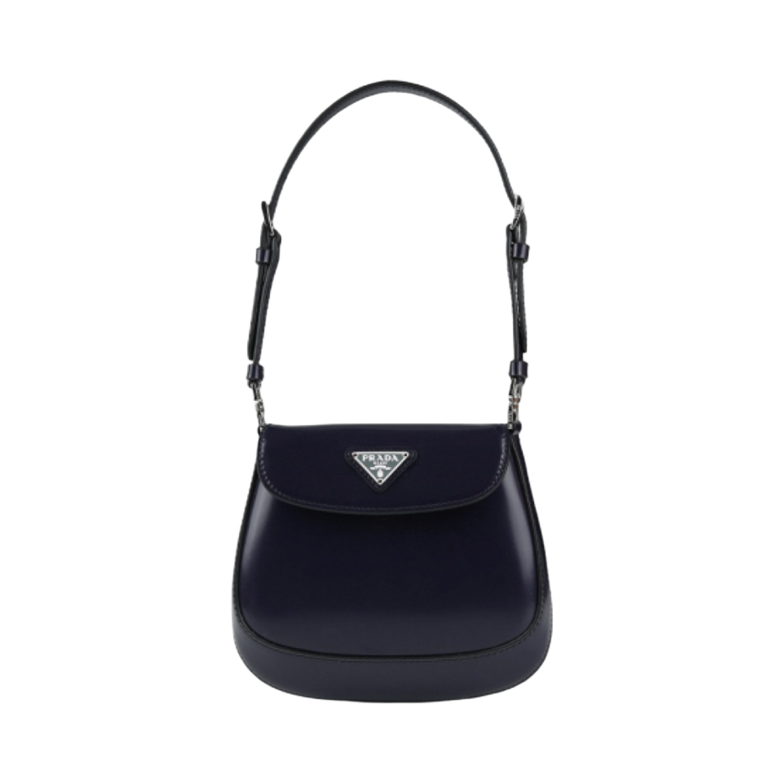 프라다 플랩 클레오 브러쉬드 레더 미니백 블루(Prada Cleo Brushed Leather Mini Bag with Flap Blue) - 1