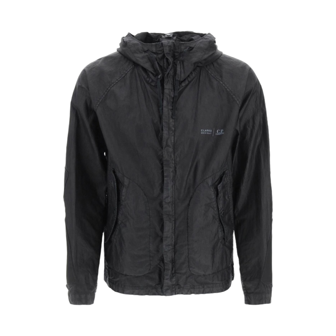 C.P. 컴퍼니 x 클락스 오리지날 린노 왁스 자켓 블랙(C.P. Company x Clarks Original Lino Wax Jacket Black) - 1