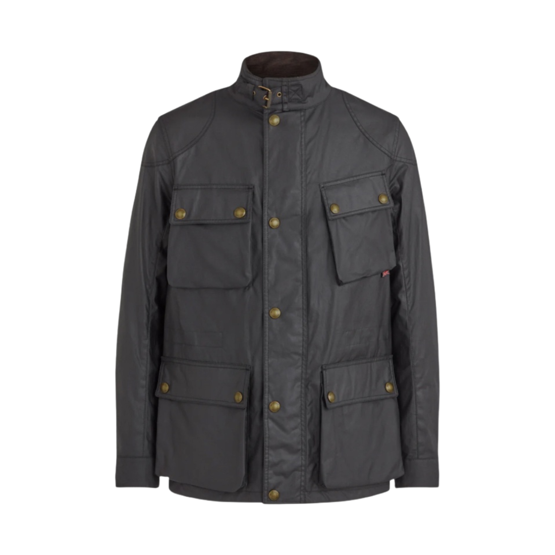71050524 Belstaff Waxed Cotton Fieldmaster Jacket Black
