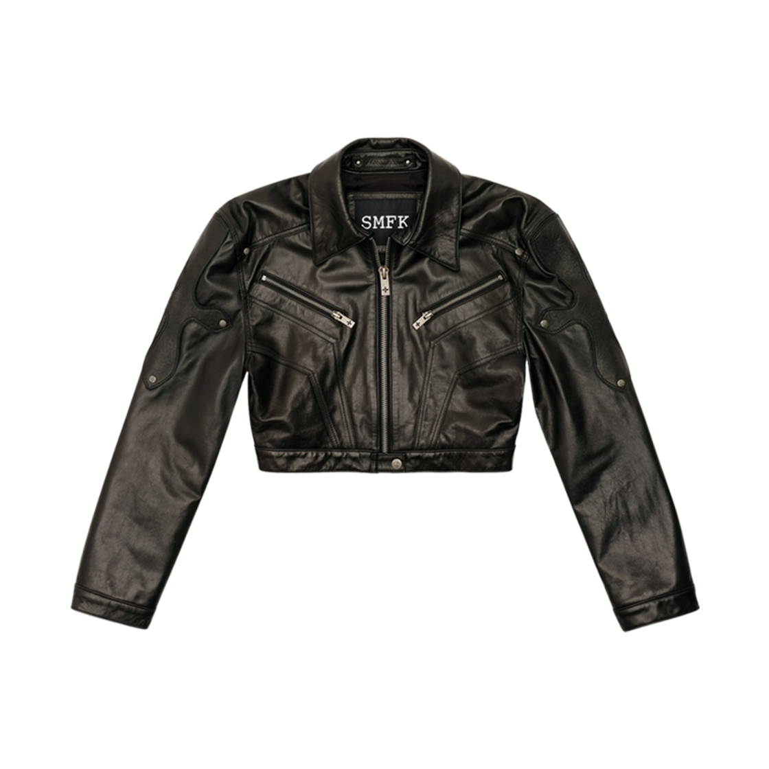 (W) 에스엠에프케이 와일드월드 댄서 스웨이드 숏 자켓 블랙((W) SMFK Wildworld Dancer Suede Short Jacket Black)