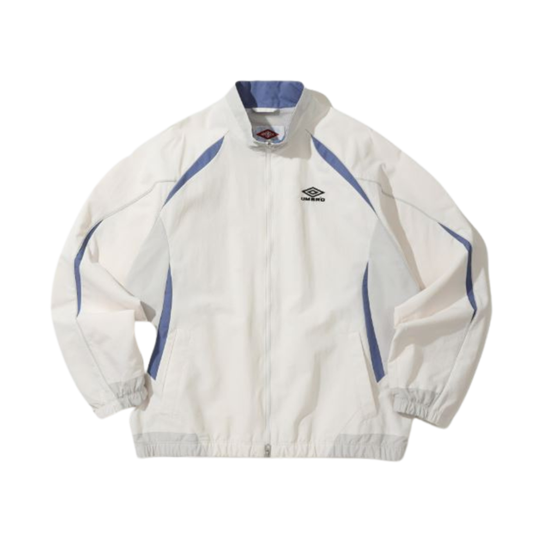 엄브로 HBL CELEB 스탠넥 바람막이 웜업 자켓 스위트 콘(Umbro HBL CELEB Stand-Neck Windbreaker Warm Up Jacket Sweet Corn)