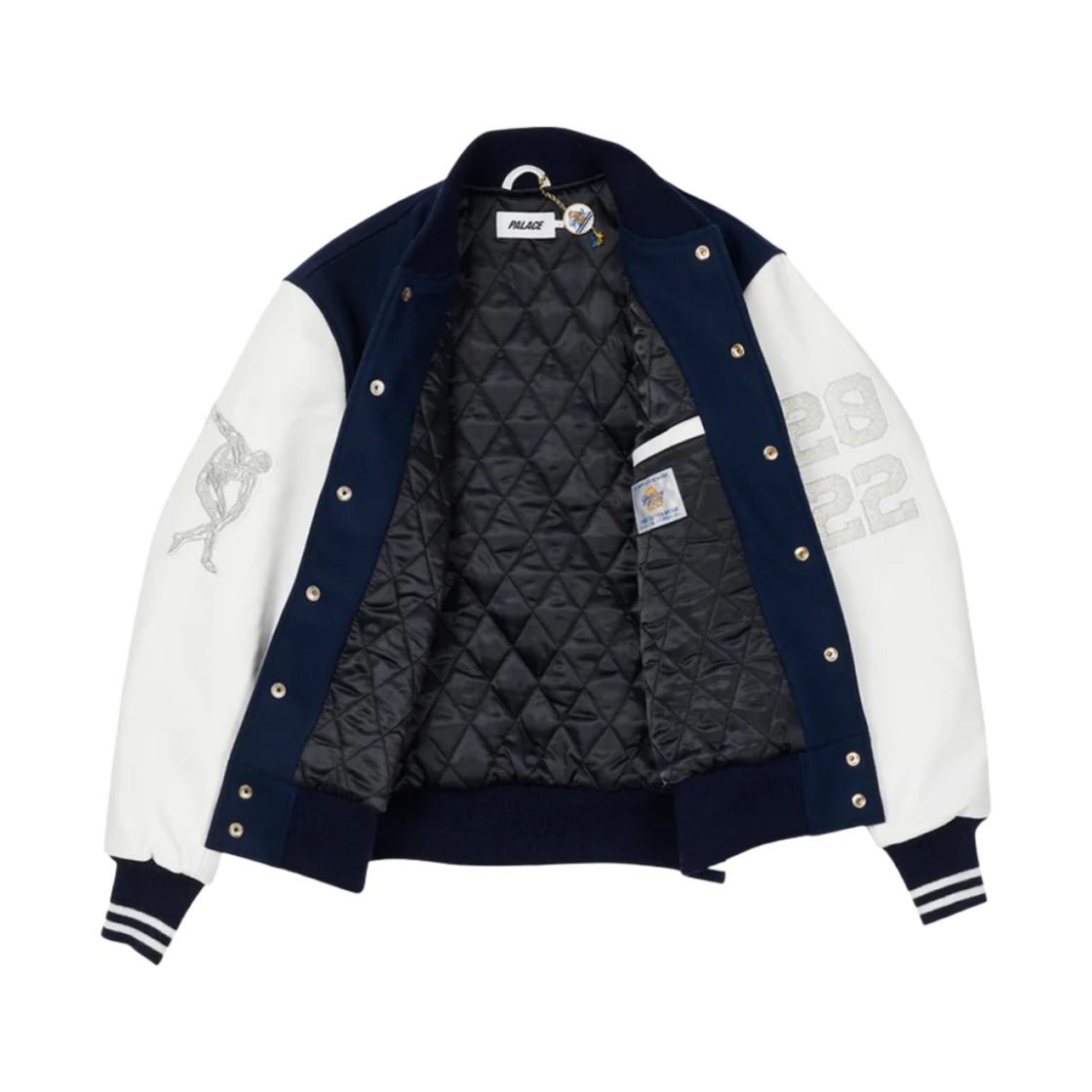 팔라스 그릭 바시티 자켓 블루 - 22FW(Palace Greek Varsity Jacket Blue - 22FW) - 2