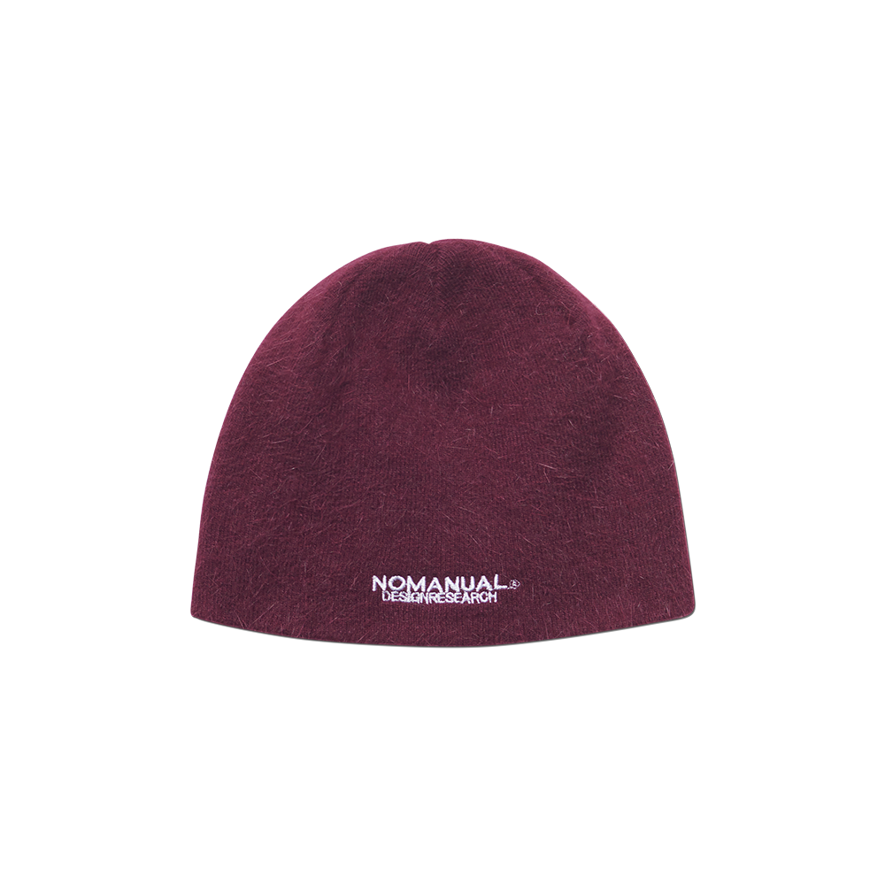 노매뉴얼 NM 헤어리 비니 버건디(NOMANUAL NM Hairy Beanie Burgundy)