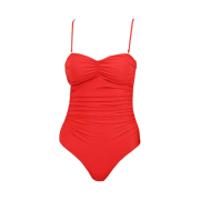 (W) Ganni One-Piece Swimsuit Red