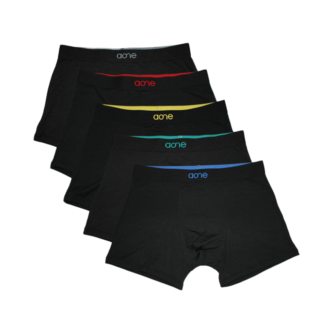 [3% 적립] 에이원 모달 로고 언더웨어 박서 브리프 5팩([3% 적립] AONE Modal Logo Boxer Briefs Set 5 Pack)