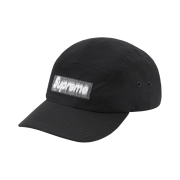 Supreme Reversed Label Camp Cap Black - 21SS