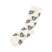 Human Made Heart Socks Gray