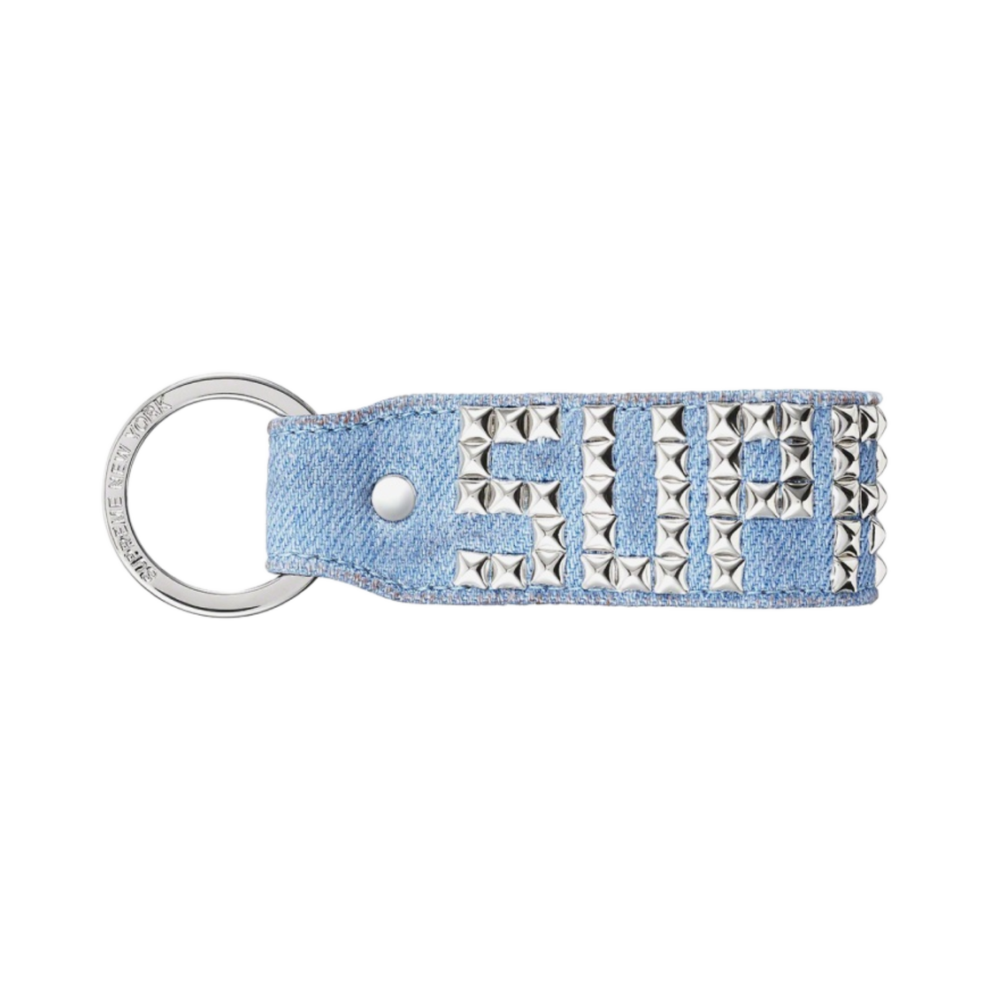 - Supreme x Hollywood Trading Company Studded Keychain Denim - 23SS - 대표 이미지 #1