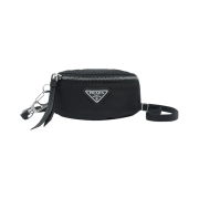 Prada Nylon Strap Mini Pouch Black
