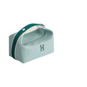 Hermes Small Bride-A-Brac Case Canvas & Eucalyptus