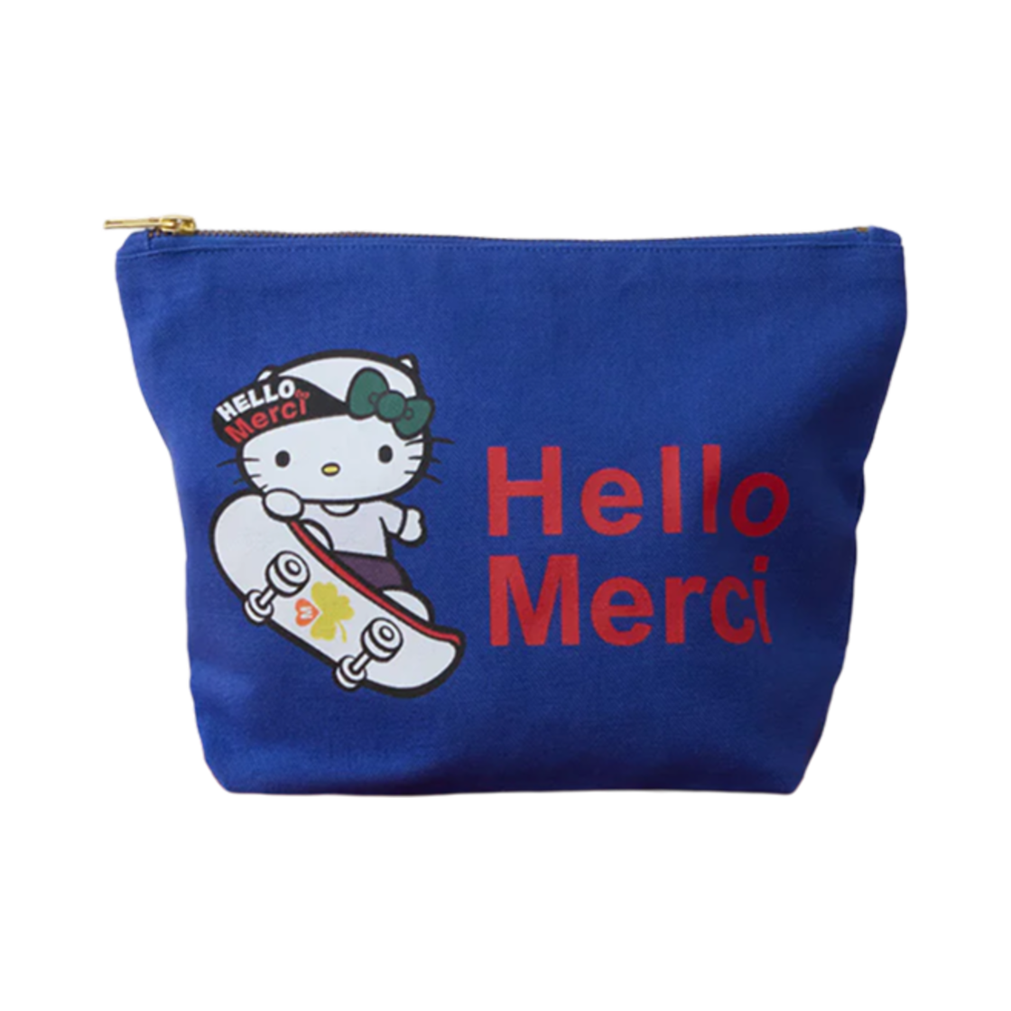 메르시 x 헬로 키티 파우치 블루(Merci x Hello Kitty Pouch Blue)