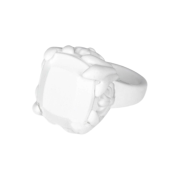 Chrome Hearts Silichrome Cock & Tail Ring White - 2022/2023