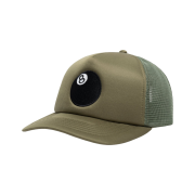 Stussy 8 Ball Trucker Cap Moss