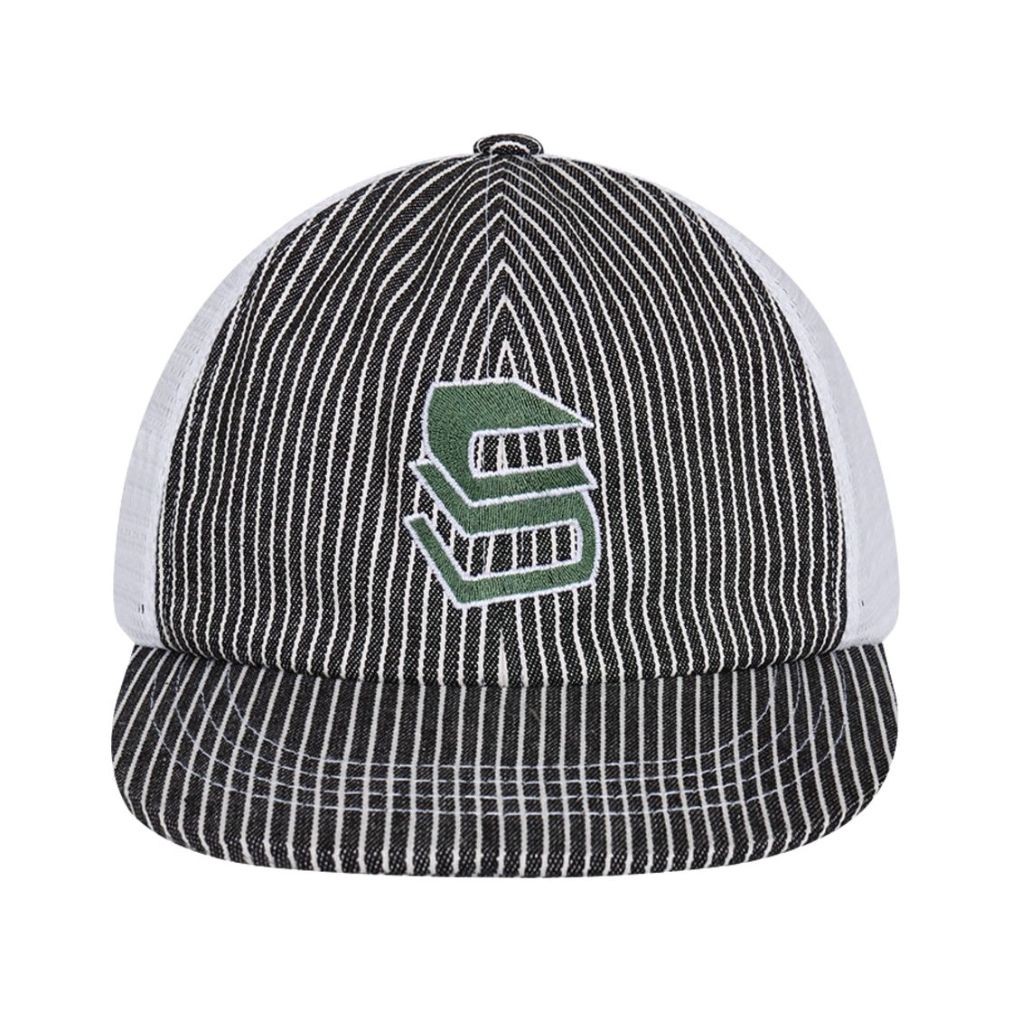 사파리스팟 리크루트 북마크 데님 매쉬 캡 - 블랙(Safarispot Rec Ruit Bookmark Denim Mesh Cap - Black)