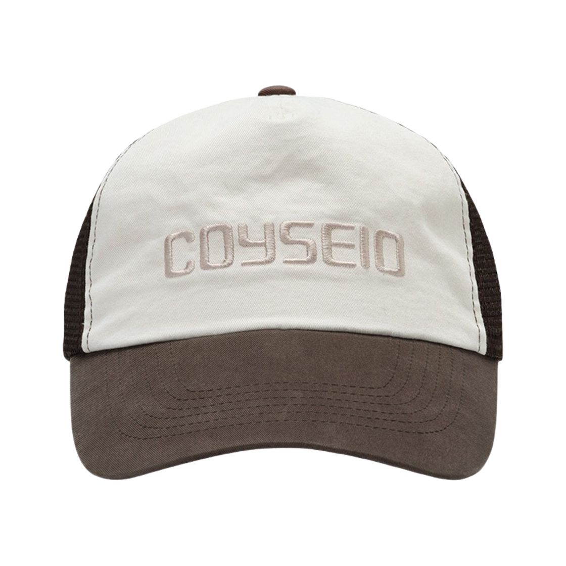 帽子 [coyseio] typeservice HUG YOUR SKIN 코이세이오 로고 메쉬 캡 브라운 | COYSEIO | KREAM