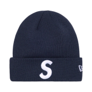 Supreme New Era S Logo Beanie Navy - 23FW