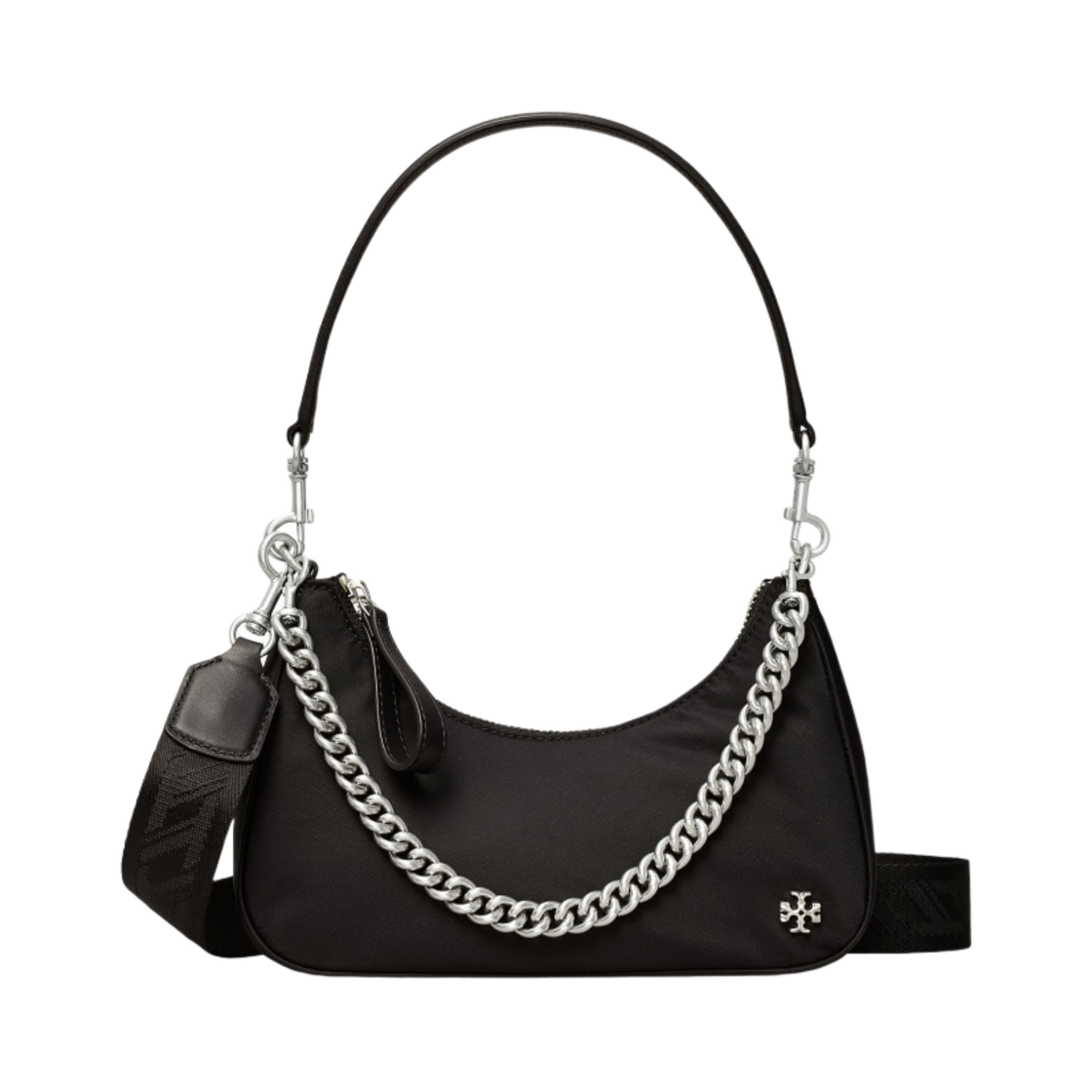 토리버치 머서 나일론 스몰 숄더백 블랙(Tory Burch Mercer Nylon Small Shoulder Bag Black) - 1