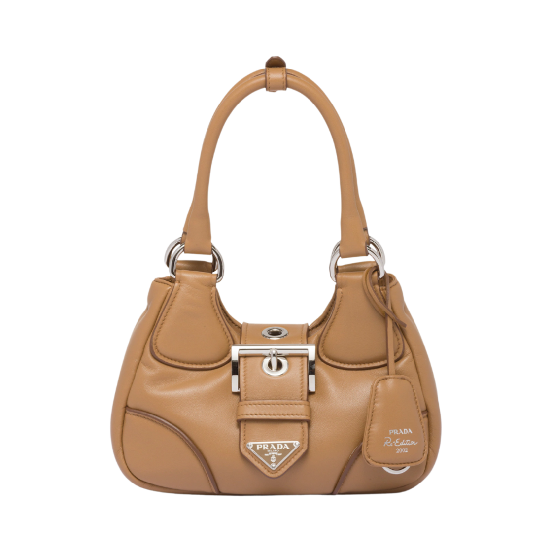 프라다 문 패딩 나파 레더 백 카라멜(Prada Moon Padded Nappa Leather Bag Caramel) - 1