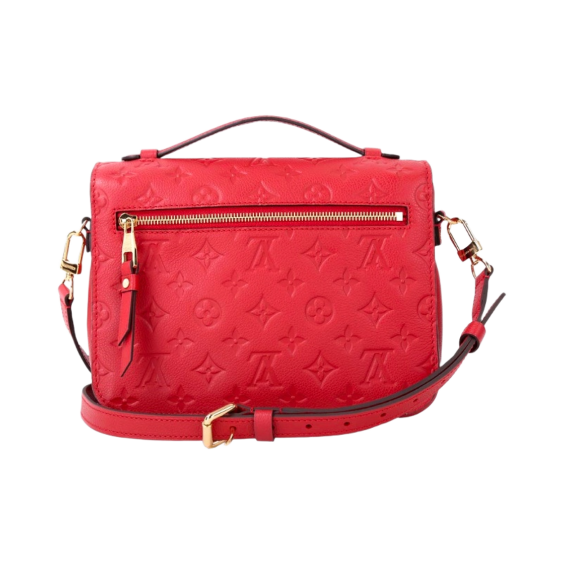 루이비통 포쉐트 메티스 모노그램 앙프렝뜨 레드(Louis Vuitton Pochette Metis Monogram Empreinte Red) - 3