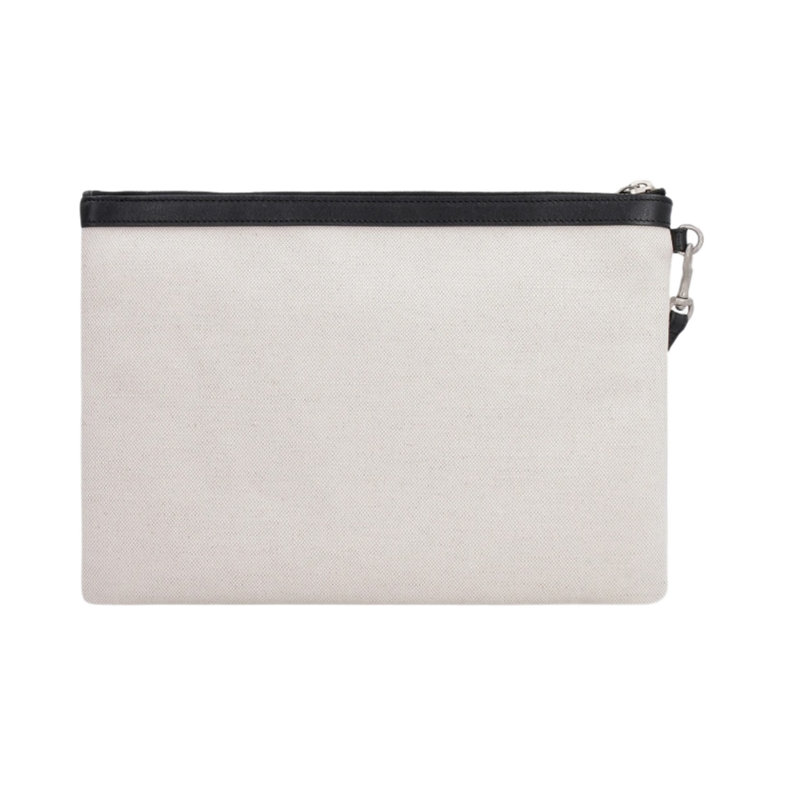 생로랑 리넨 리브 고쉬 파우치 화이트 리넨(Saint Laurent Rive Gauche Pouch in Linen White Linen) - 2