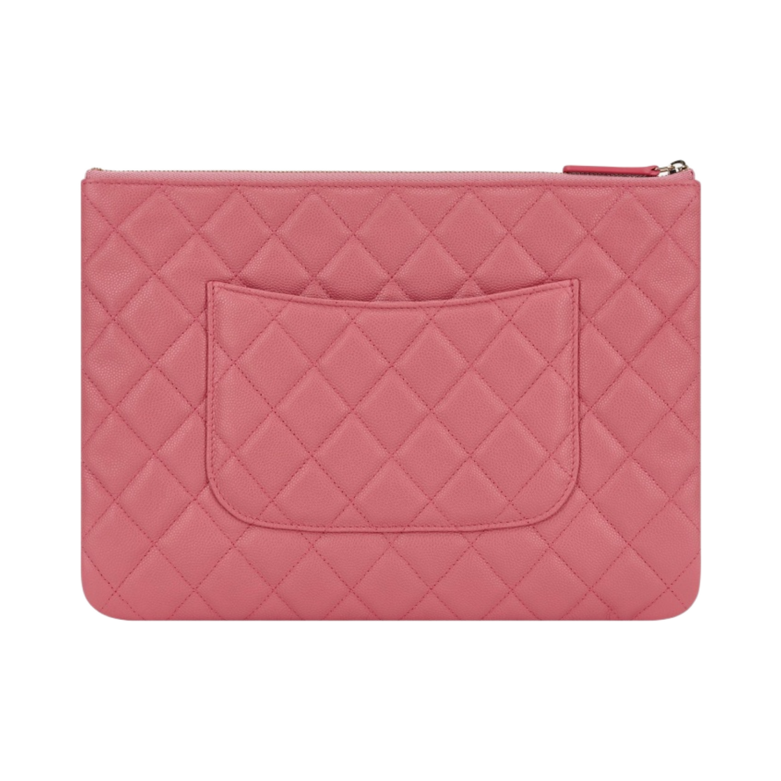 샤넬 클래식 미디움 케이스 그레인드 카프스킨 & 골드 메탈 핑크(Chanel Medium Classic Pouch Grained Calfskin & Gold Pink) - 3