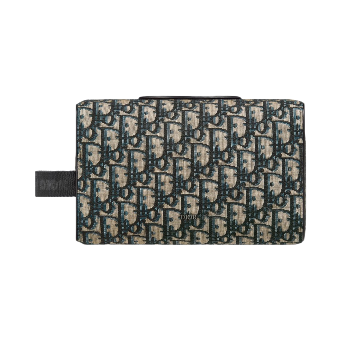 디올 링고 토일레트리 케이스 디올 오블리크 자카드 베이지 블랙(Dior Lingot Toiletry Case Dior Oblique Jacquard Beige Black) - 1