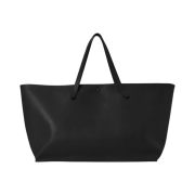 The Row XL Idaho Bag in Leather Black