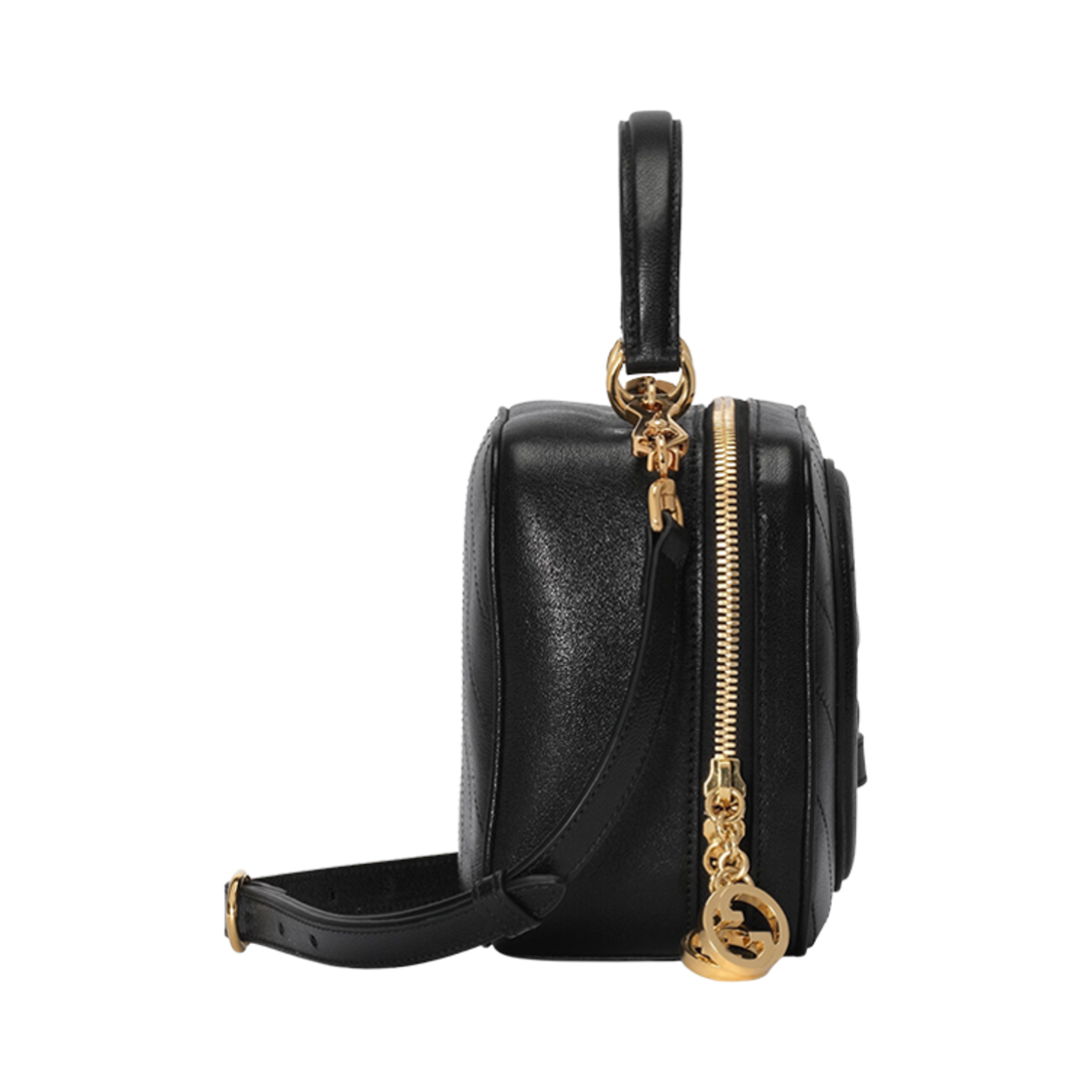 구찌 블론디 탑 핸들 백 블랙 레더(Gucci Blondie Top Handle Bag Black Leather) - 3